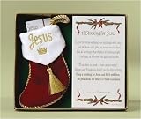 Pack of 12 Christmas Stocking Ornaments For Jesus 4.5