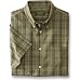 Short-Sleeve Pinpoint Oxford Printed Shirt