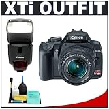 cheap Canon Digital Rebel XTi 10.1MP Digital SLR Camera (Black) + Canon EF-S 18-55mm Lens [Outfit] + Canon Speedlite 430EX Flash