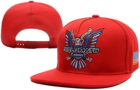 Red Dipset U.S.A Diplomats Eagle Logo Snapback Cap Snapback Cap Hat