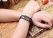 Top Plaza 1pc Vogue Silver Vintage Enamel Bracelet Watch Bangle Quartz Watch for Women with Rectangle Case