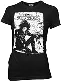 Edward Scissorhands - Sitting Jr / Womens T-shirt in Black