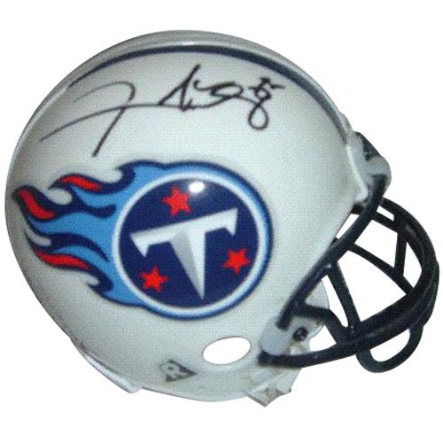 Derrick Mason Autographed Tennessee Titans Mini Helmet