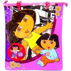 Jakks Pacific Flying Colors Dora The Explorer Jumbo Velvet Paper Dolls - Styles May Vary by Jakks Pacific