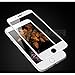 DBPOWER 9H Tempered Glass Full Screen Protectors for iPhone 6 / 6S - White