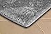 Garland Rug Essence Runner Nylon Washable Rug, 22-Inch by 60-Inch, Platinum Gray