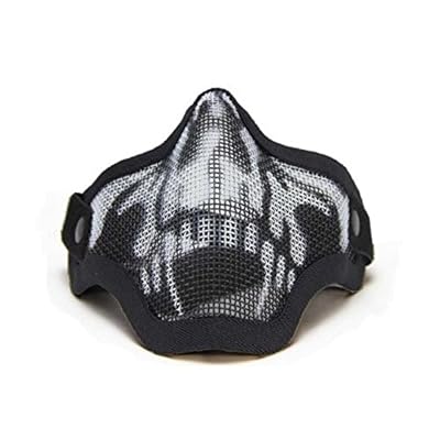 Amazon.co.jp | 【ノーブランド品】スカル メッシュマスク メタル製 サバイバルゲーム | おもちゃ 通販