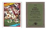 1984 Topps Dan Marino Miami Dolphins Instant Replay Rookie Football Card