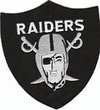 Vintage 1980s NFL Oakland Raiders 5 inch Crest Patch LARGE