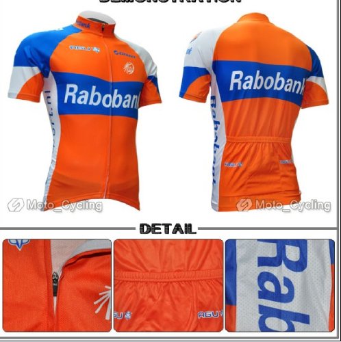 2011 the hot new model Rabobank short-sleeved jersey (available Size:S, M, L, Xl, Xxl,XXXL)Free Shipping