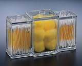 Canister Box (3) Squares (for Cotton balls, Swabs, Pads)