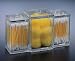 Canister Box (3) Squares (for Cotton balls, Swabs, Pads)