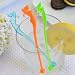 6-inch Plastic Ms Nude Stirrers (8 Count) - Assorted Neon