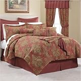 Bellissimo Queen Bedroom Set in Burgundy