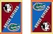 University of Florida and Florida State University - House Divided Flag - Regular Size