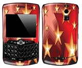 Stars Design Decal Protective Skin Sticker for Blackberry 8330 Curve