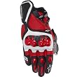 Alpinestars S-1 Men's Leather Sports Bike Racing Motorcycle Gloves w/ Free B&F Heart Sticker Bundle - Red