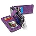 AIREBO 5161757 Dermis Handmade Genuine Cowhide Wallet Type Leather Case with Zipper for Samsung Galaxy S7 Edge, Purple