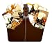Gourmet Executive Leather Tote - Corporate Gift Basket