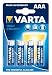 Varta High Energy Batteries AAA Alkaline 1.5 Volt 4 Pack