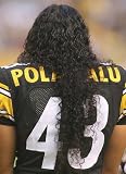Troy Polamalu 24X36 Poster - Pittsburg Steelers - NFL #01