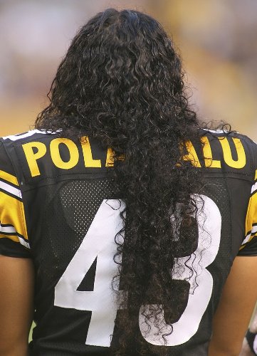 Troy Polamalu 24X36 Poster - Pittsburg Steelers - NFL #01