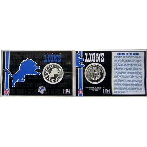 Detroit Lions Team History Coin Card