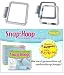Snap-Hoop 120mm x 120mm by Designs in Machine Embroidery for Viking Designer Diamond, Designer SE, Designer SE Limited Edition, Designer Topaz 20, Designer Topaz 30, Pfaff Creative Vision, Creative 4.0 & Creative 2.0 PLUS 1,000 EMBROIDERY DESIGNS
