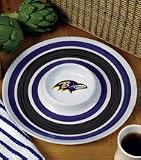 14 Baltimore Ravens Melamine Chip and Dip Serving Tray