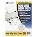 Name Badge Inserts, 4 x 3, White, 60/Pack