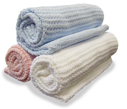 Childrens Toyshop   : Pram Cotton Cellular Blanket