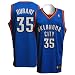 Kevin Durant Oklahoma City Thunder #35 Authentic Adidas NBA Basketball Jersey (Blue)