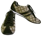 Coach Kathleen Op Art Khaki Chestnut Sneakers