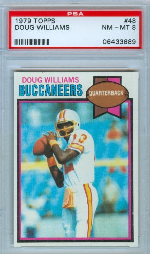 1979 Topps #48 Doug Williams Tampa Bay Buccaneers Football Card Professionally Graded PSA 8 NM-MT