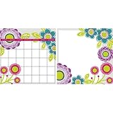 Wall Pops WPE98864 Dry Erase Peel & Stick Dry-Erase Board/Calendar Combo, Poppy