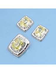 Sterling Silver Sets With Cubic Zirconia