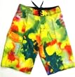 Mens Tie Dye Board Short with Patch Pocket by Waveline. Sizes 30-42