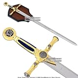 Masonic Ceremonial Sword Templar Knight Freemasonry
