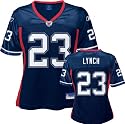 Marshawn Lynch Reebok Navy Replica Buffalo Bills Women's Jersey