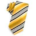 Conjuration Boys Tie by Principessa - Gold Silk