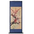 EXP Handmade Blossoming Plum Tree Scroll Wall Art Painting
