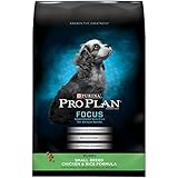 Purina Pro Plan Dry Dog Food, Focus, Puppy Small Breed Chicken & Rice Formula, 6-Pound Bag, Pack of 1