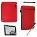 Apple iPad Accessories: Exclusive Limited Edition Tilt Stand Red EVA iCap iPad Cube Hard Nylon Case for iPad ( Compatible with all versions of iPad Touch Tablet 8GB 16 GB 32 GB 64 GB ) Case its " Tsa Compliant Checkpoint Friendly " + Includes an eBigValue (TM) Determination Hand Strap Key Chain + Includes Anti Glare Screen protector + Includes a Graphic Designer Silver Stylus Pen with soft rubber to avoid scratching your screen!!