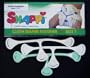 Snappi Cloth Diaper Fasteners - Pack of 3 (1 Mint Green / 2 White)