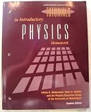 Tutorials in Introductory Physics Homework