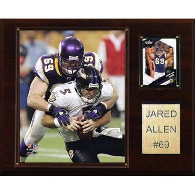 NFL Minnesota Vikings Jared Allen Player Plaque