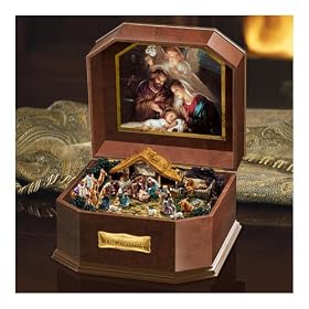 Ardleigh Elliott ~ "O HOLY NIGHT" ~ Limited-Edition Nativity Wooden Music Box!