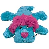 KONG Cozie King the Purple Haired Lion, Medium Dog Toy, Blue