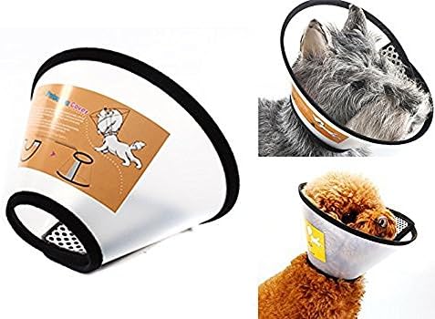 Family Together Soft Lightweight Plastic Elizabethan Collar Recovery Pet E-collar for Pet Dog Cat
