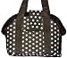 Designer Pet Carrier - Polka Dot Pet Carrier - Black with White Polka Dots - Small